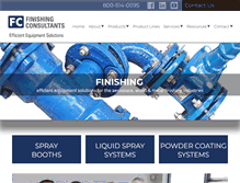 Tablet Screenshot of finishingconsultants.com